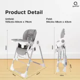 Quinton Pali 2-in-1 Swing High Chair — gallery 12